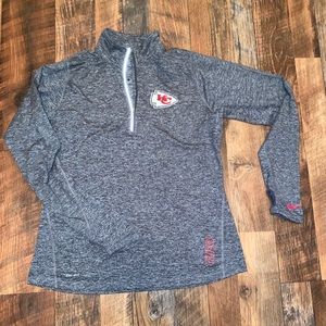 Kansas City Chiefs Nike Dry Fit 3/4 zip